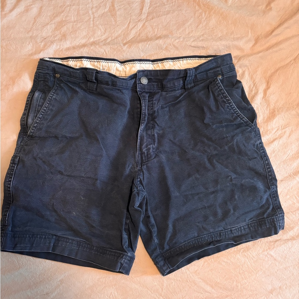 Columbia Men's Dark Blue Flat Front Shorts